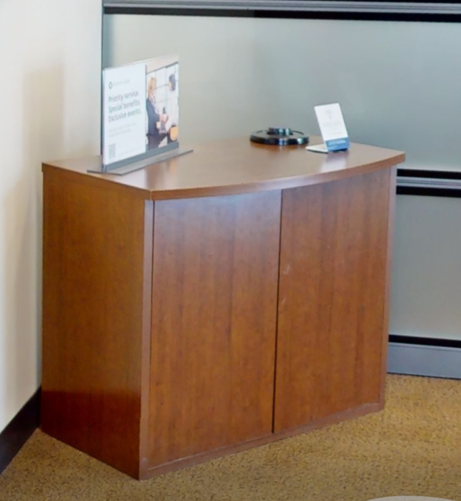 Coffee station cabinet