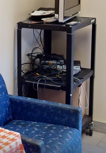 3 shelf mobile cart, blk