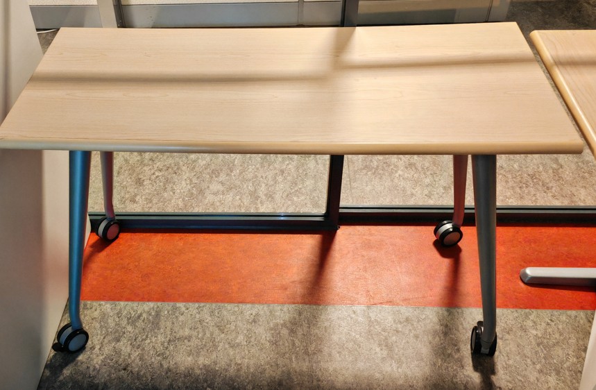 Side Table on Wheels