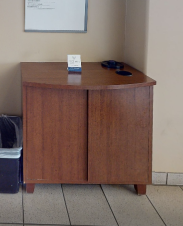 Coffee station cabinet