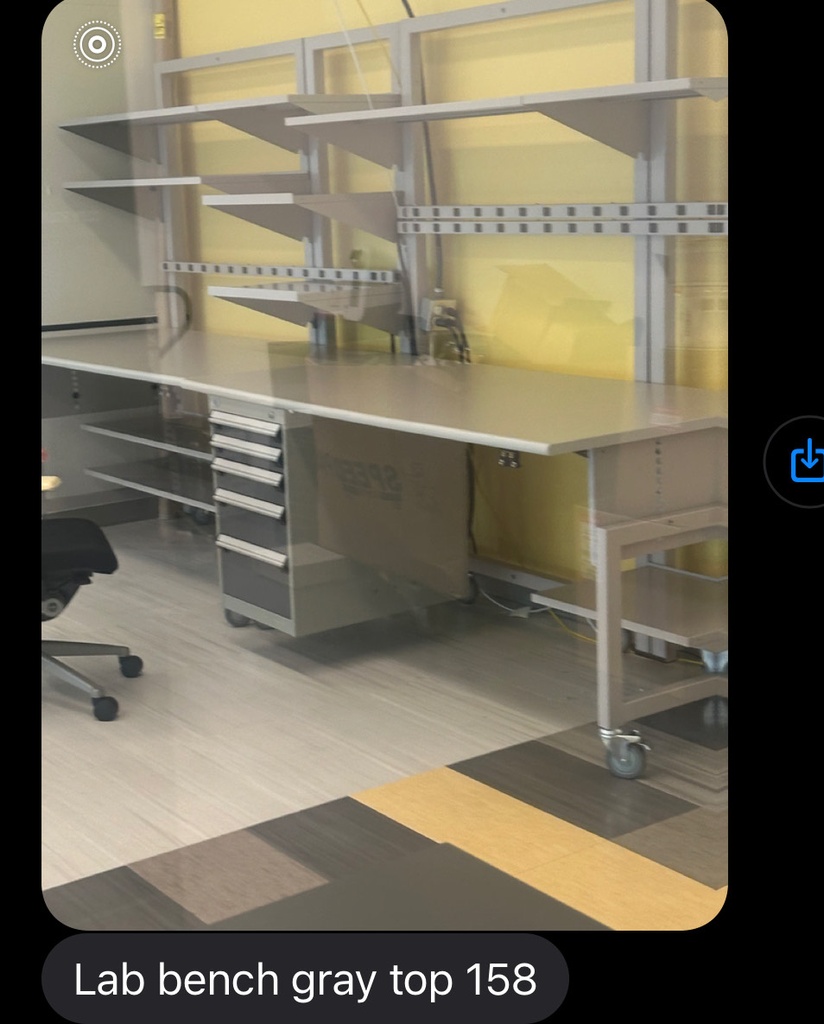 Lab bench Grey table top