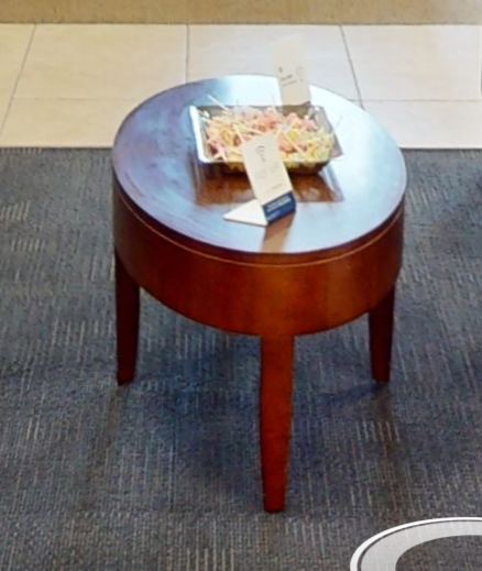 Oval coffee table, wood