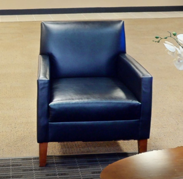 Black lounge chair