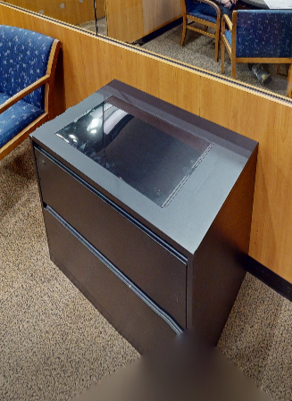 2D lateral filing cabinet, blk