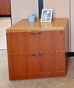 2D lateral credenza, wood