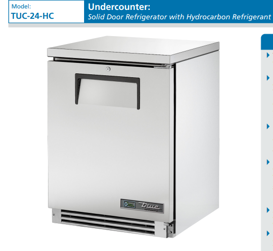Under Bench Fridges (new in box)