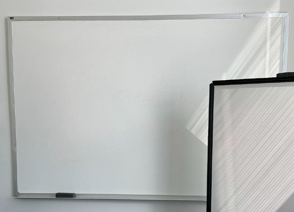 Mounted Whiteboard - 72 W x 48 H