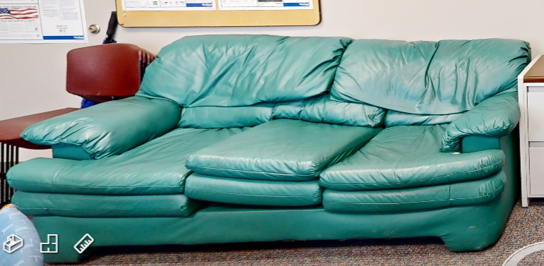 Green couch