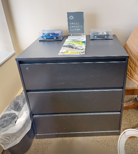 3D lateral filing cabinet, blk