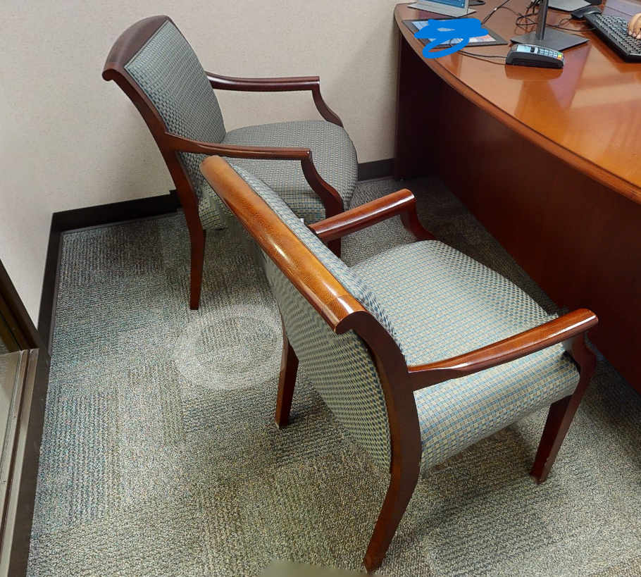 Square Pattern Guest Chair