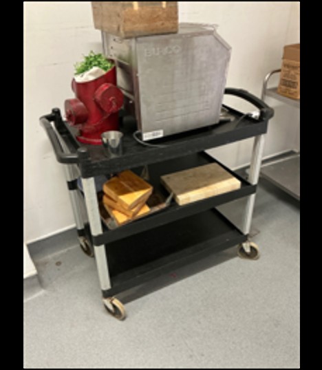 Kitchen trolley plastic 