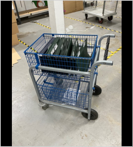 Post room trolley