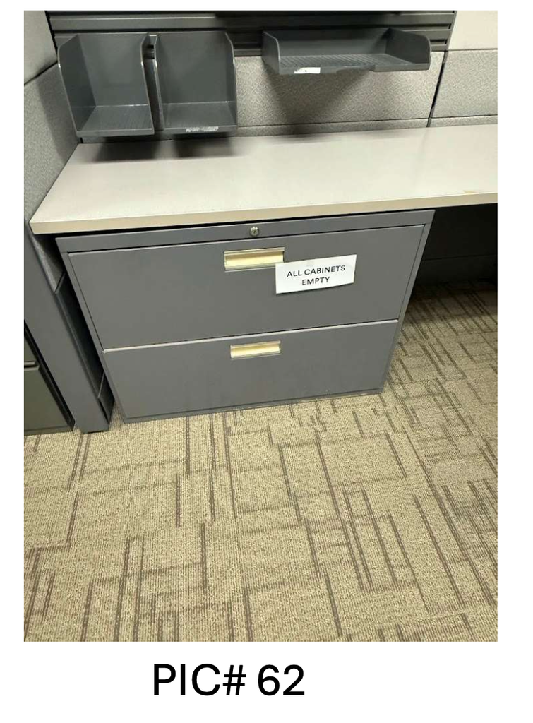 2 DRAWER METAL LATERAL FILE CABINETS 