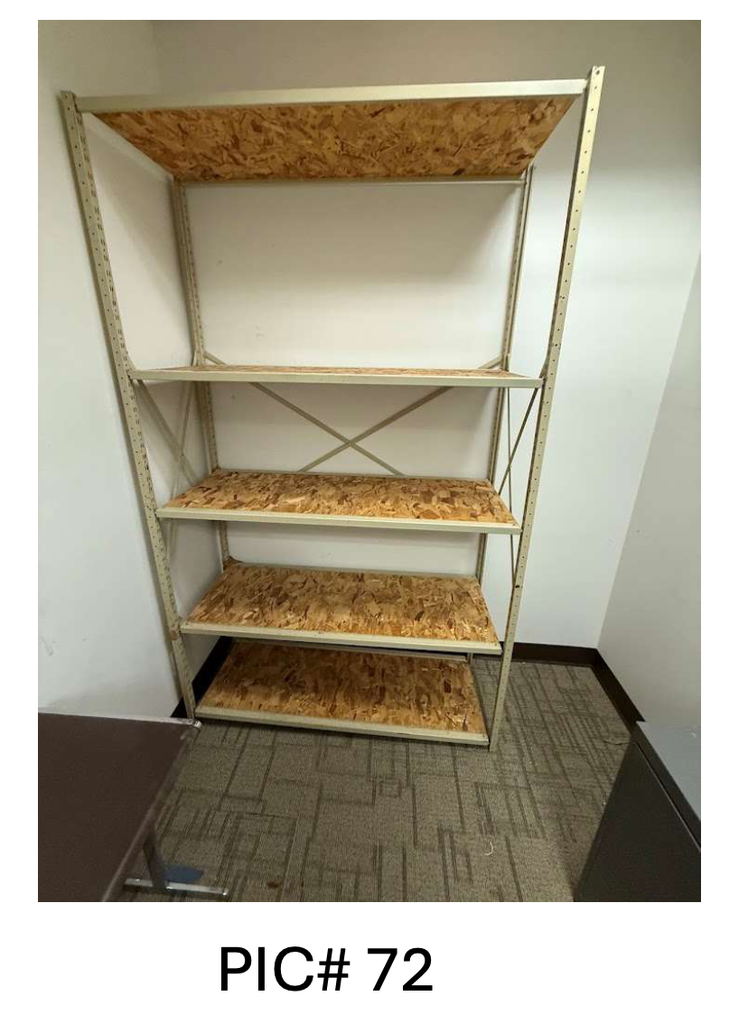 SHELVING UNIT W/ 5 SHELVES
