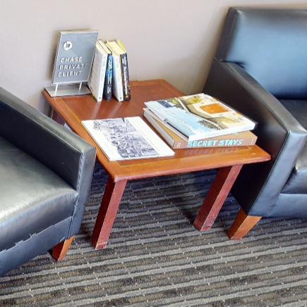 Square coffee table