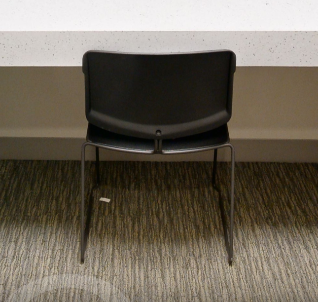 Black side chair