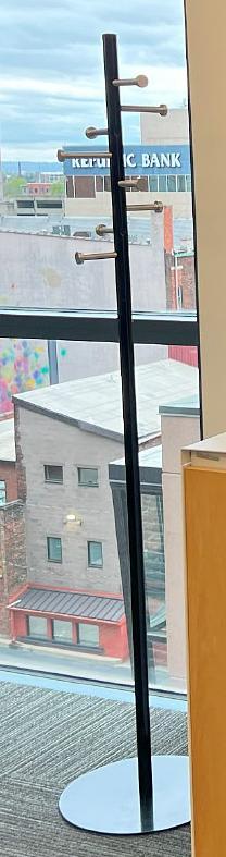 Coat Tree - black &amp; silver