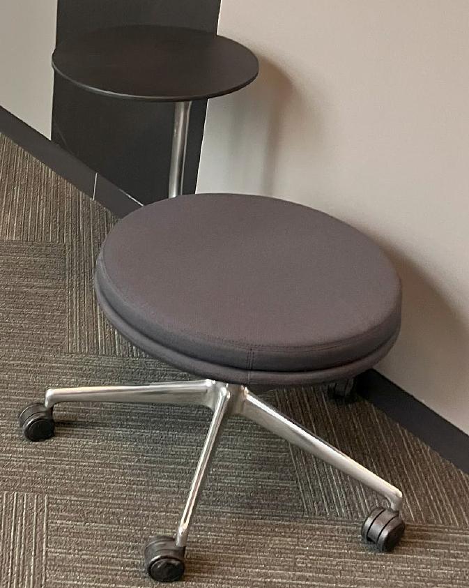 Mobile Stool with Tablet