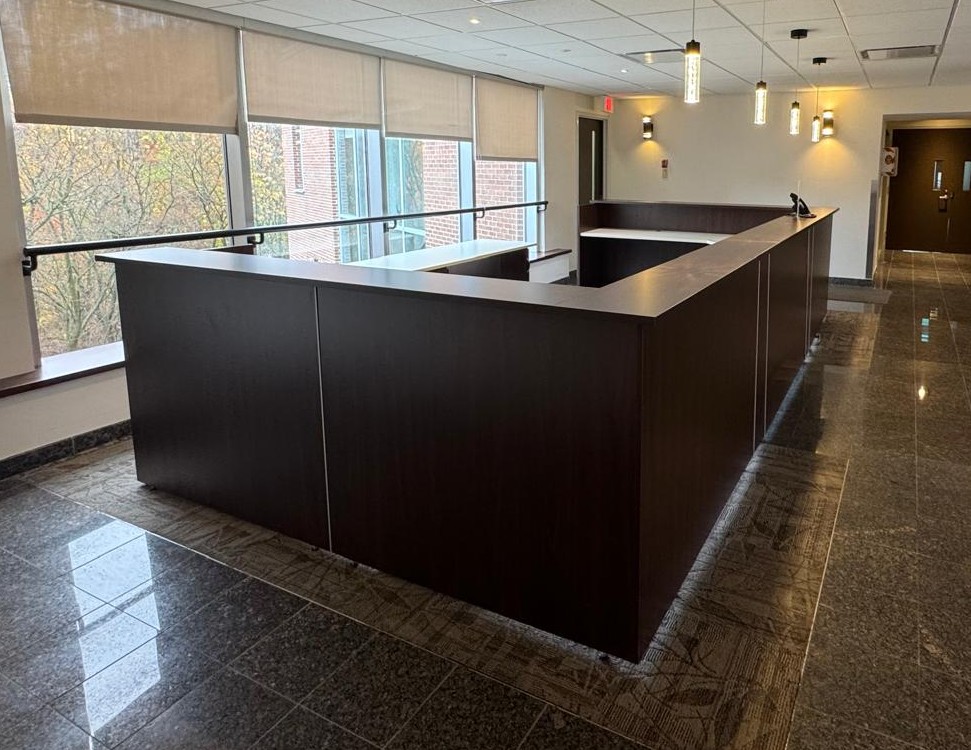 Millwork Reception 3 Sections