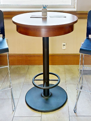 Lab standing display table