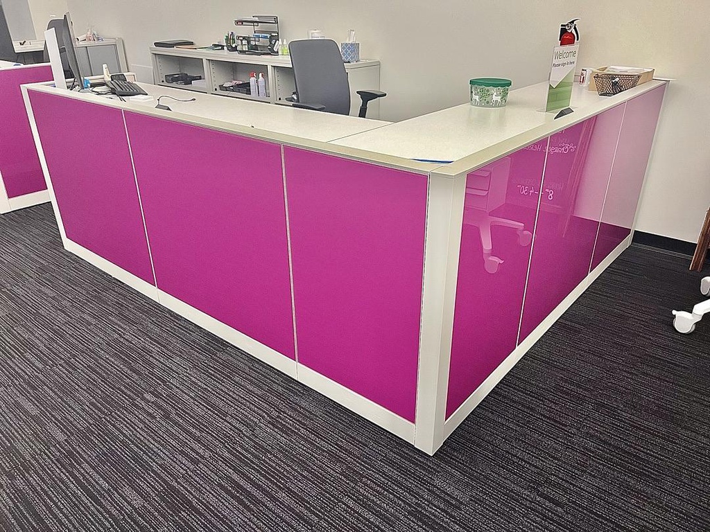 L-Shaped Reception Desk
