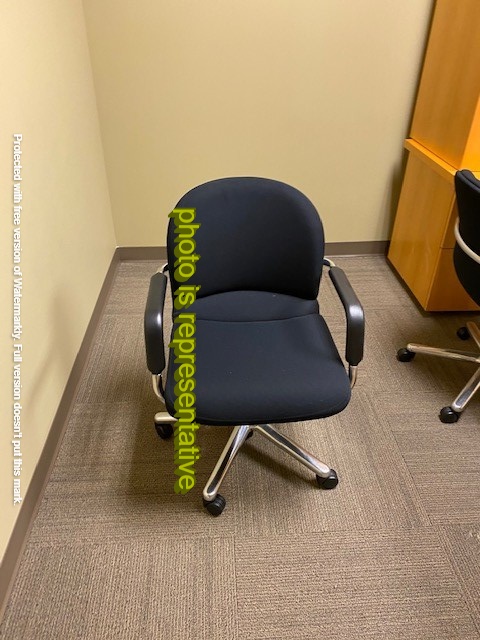 Black Roller Chair