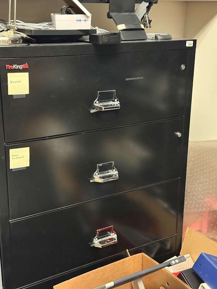 LATERAL FIRE FILE CABINET - 4 DRAWER