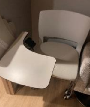Desk with Chair attached