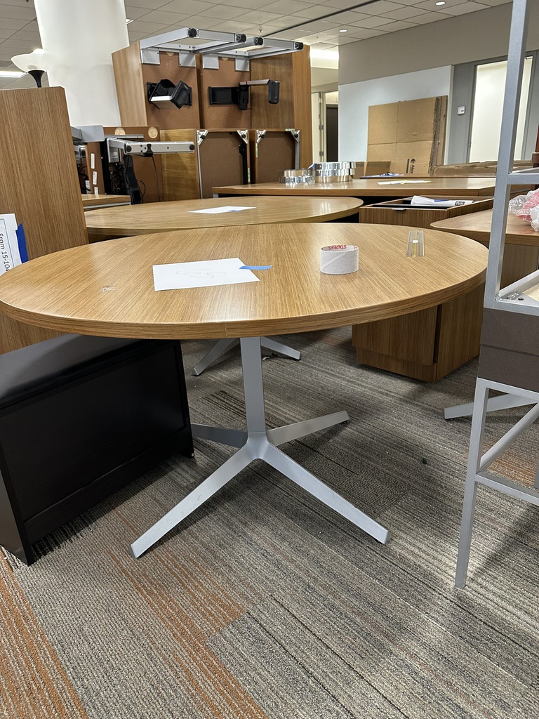 Round Wooden Table