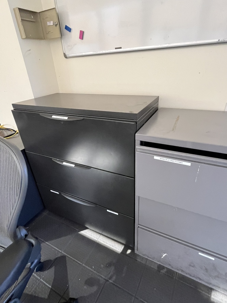 Filing Cabinet, Black