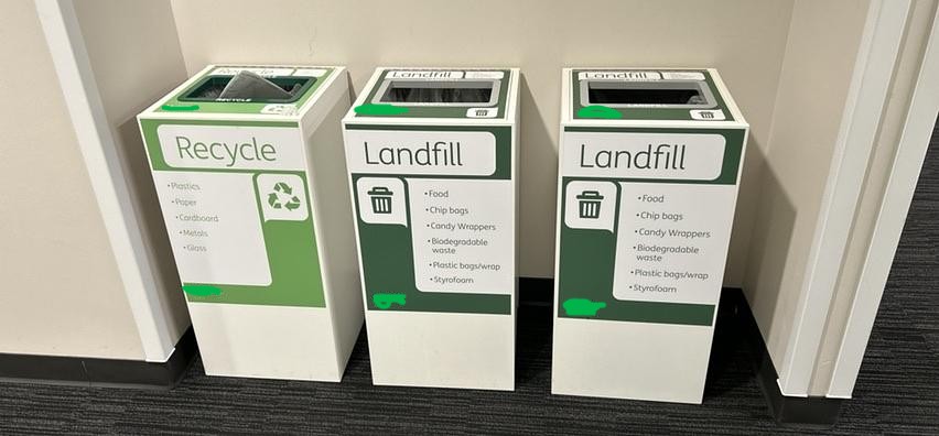 Landfill/Recycle Bins
