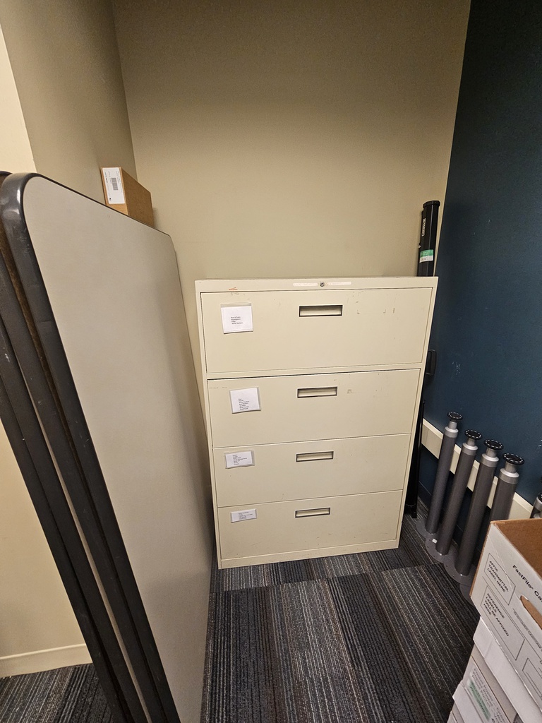 36x19x53 4 Drawer Lateral-Tan