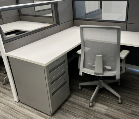 Workstation Type A - L Shape (photo representation)