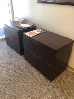 Wooden 2 Drawer Cabinet