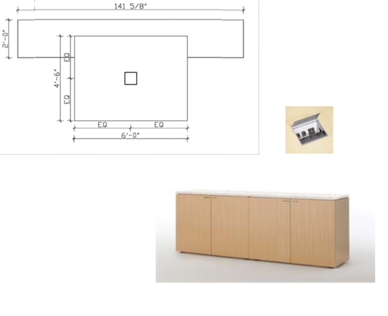 Nienkamper Table + Credenza