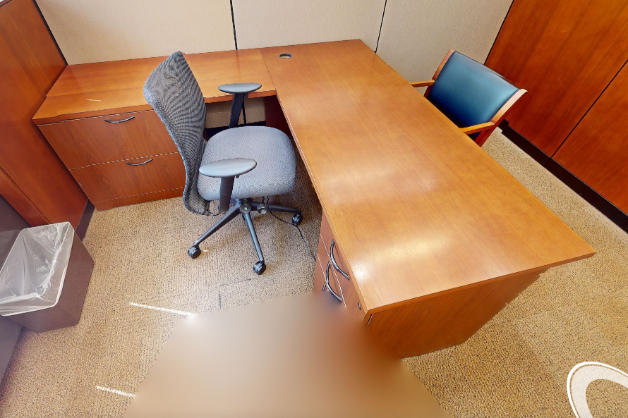 L-shaped desk