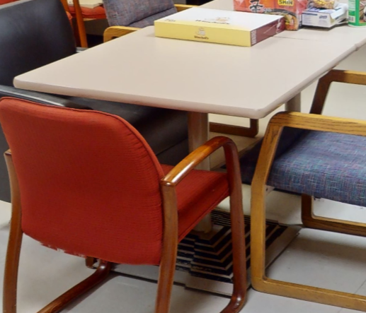 Square break table