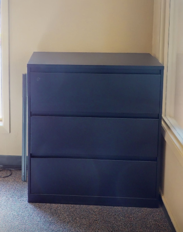 3D lateral file cabinet, blk
