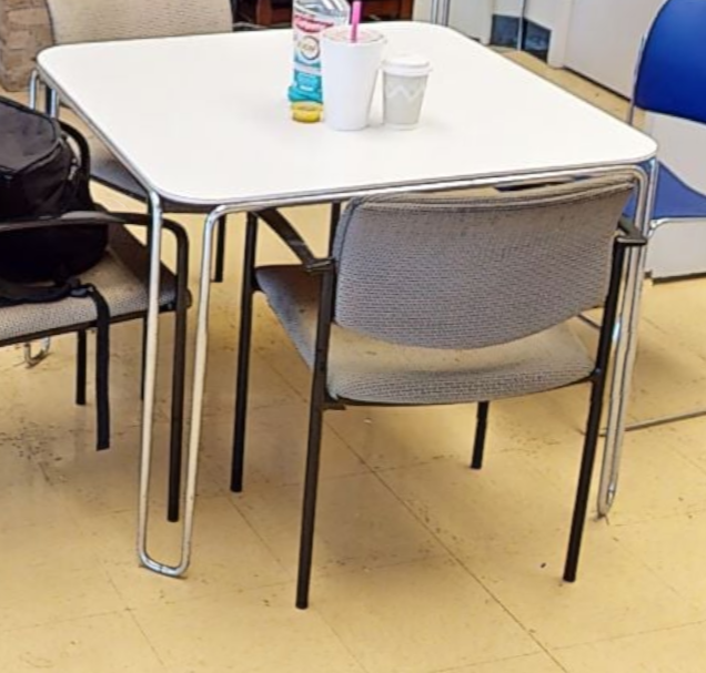 Square break table