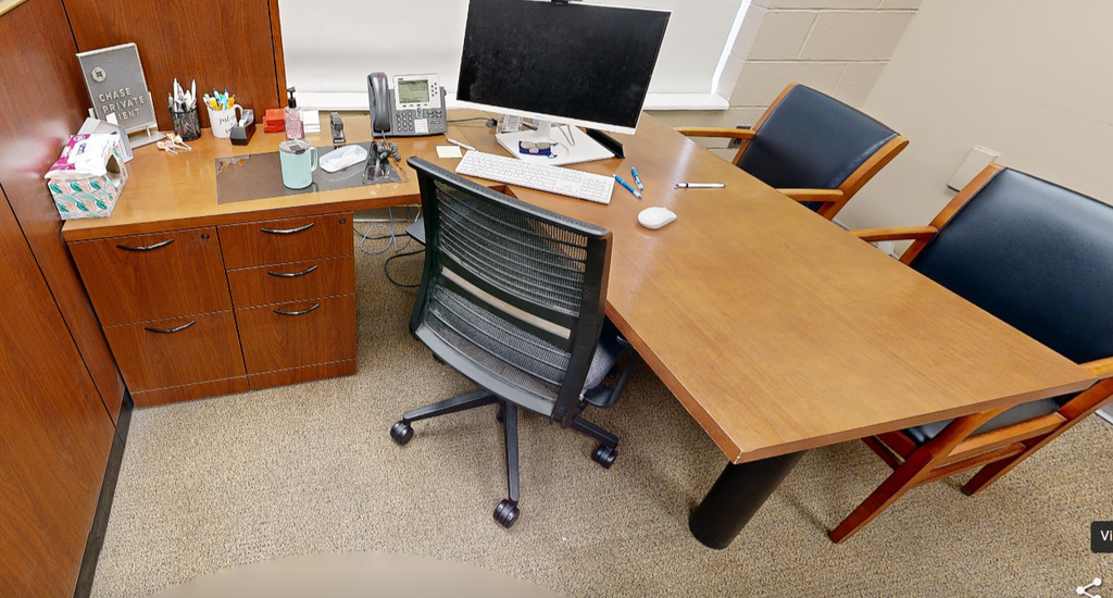 L-shaped desk