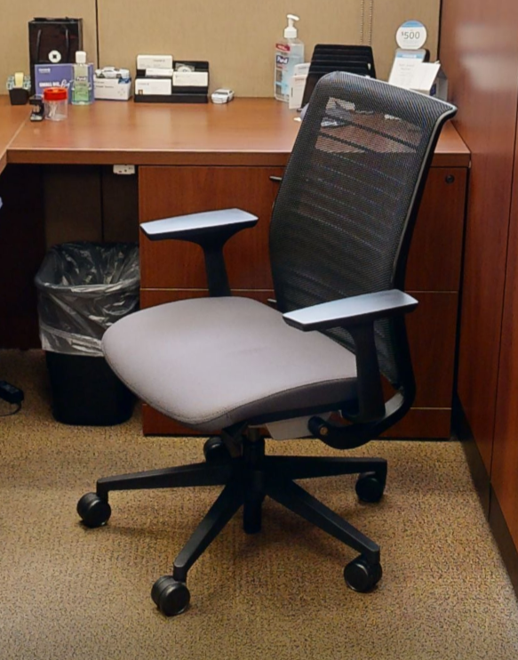 Steelcase task chair with arms