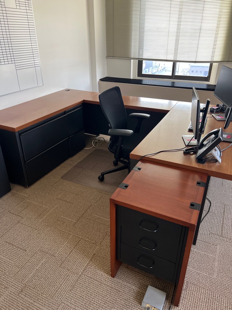 u shaped desk