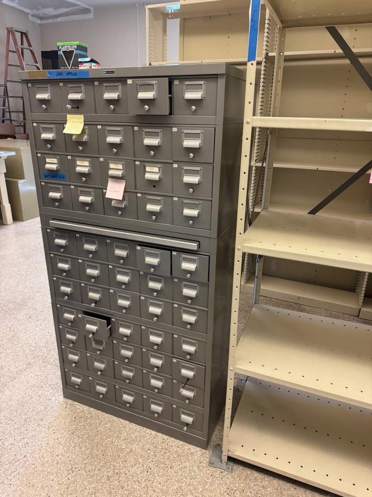 Gray Metal card catalogue