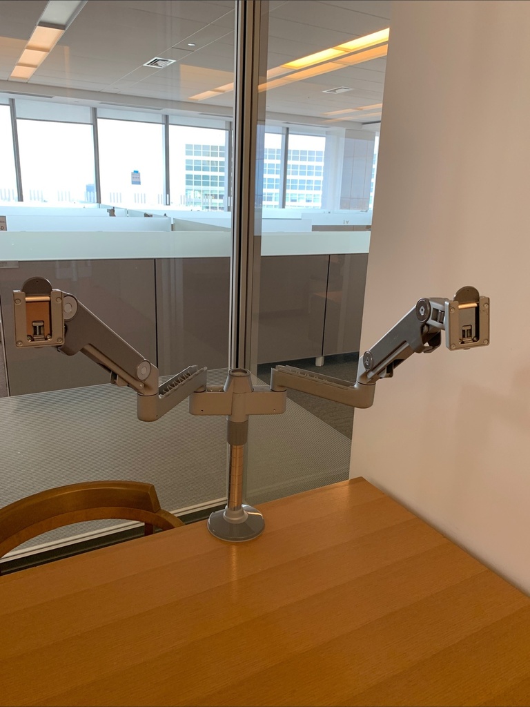 Articulated double  Monitor Arm