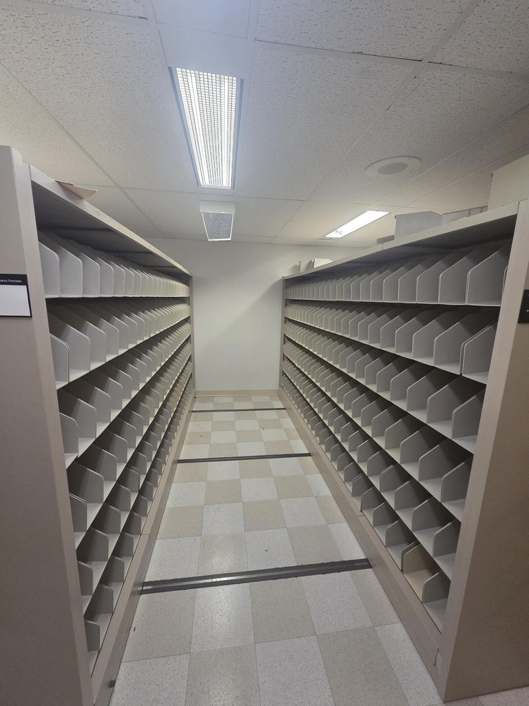 Mobilex storage - 12 sections(24 rows) Folders are plastic