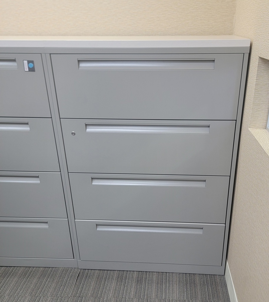 4 drawers cabinet -metal (photo representation)
