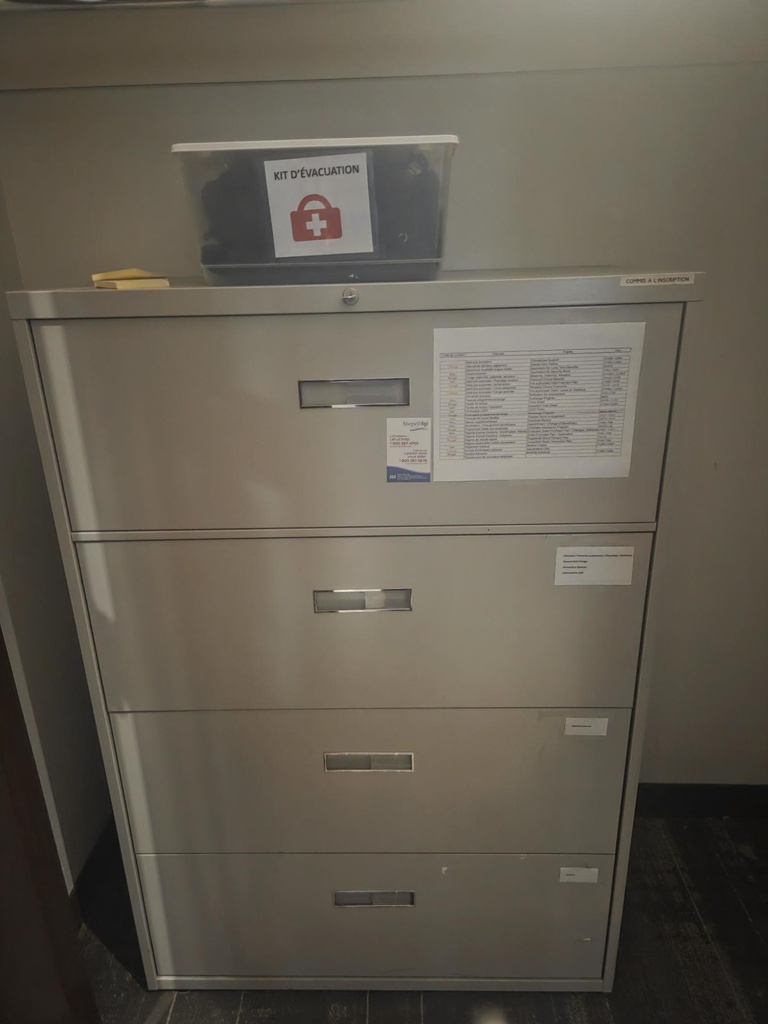 4 drawer filing cabinet