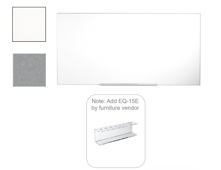 Whiteboard Porcelain  - 1800mmW x 1200mmH