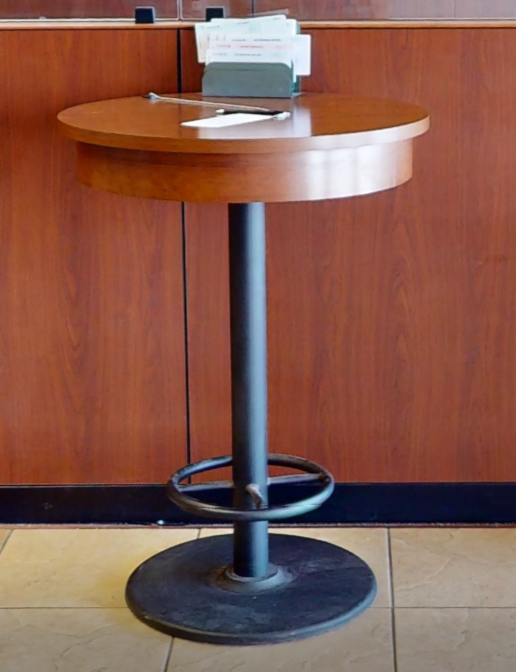 Standing lab round table