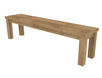 Wood Bench 1725mmW x 380mmD x 450mmH (WELLNESS)